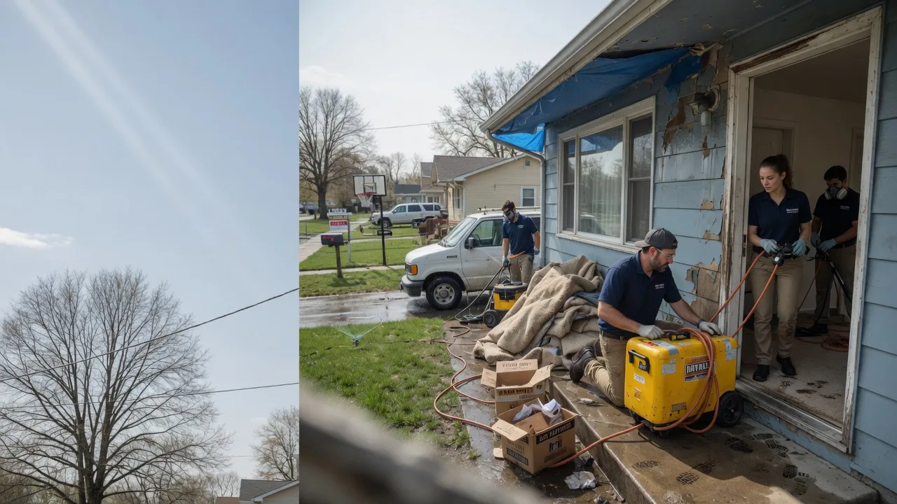 Basement Flood Cleanup in Flora, IL near me